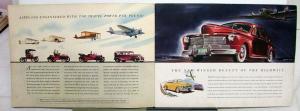 1942 Mercury 8 Town Sedan Coupe Club Convertible Wagon Sales Brochure ORIGINAL