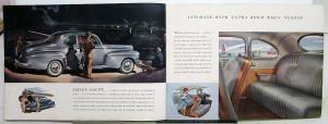 1942 Mercury 8 Town Sedan Coupe Club Convertible Wagon Sales Brochure ORIGINAL