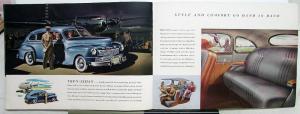 1942 Mercury 8 Town Sedan Coupe Club Convertible Wagon Sales Brochure ORIGINAL