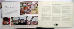 1942 Mercury 8 Town Sedan Coupe Club Convertible Wagon Sales Brochure ORIGINAL