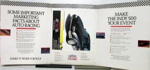 1988 Oldsmobile Cutlass Supreme Indianapolis 500 Pace Car Dealer Marketing Kit