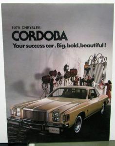 1979 Chrysler Cordoba Canadian Dealer Sales Brochure Features Options Specs