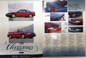 1996 Ford Car Probe Mustang Thunderbird Taurus & More Accessories Sales Brochure