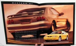 1998 Ford Mustang GT Racers Force Kendall Priestley Sales Brochure