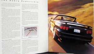 1998 Ford Mustang Cobra SVT Sales Brochure Oversized NICE Original