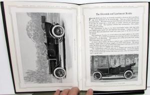 1913 Lozier Motor Cars Type 72 77 Big Six Light 13 Prestige Sales Brochure Orig