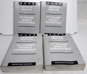 2006 Chrysler PT Cruiser Sedan/Convertible Service Shop Repair Manual 4 Vol Set