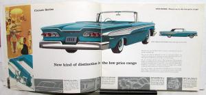 1959 Edsel Dealer Prestige Sales Brochure Large Corsair Ranger Villager Wagon