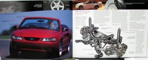 2001 Ford SVT Mustang Cobra Sales Brochure Original