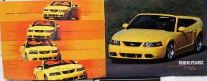 2003 Ford SVT Mustang Cobra Sales Brochure Original