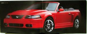 2003 Ford SVT Mustang Cobra Sales Brochure Original