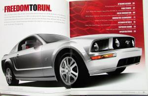 2005 Ford Mustang V6 & GT Sales Brochure Original