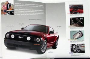 2007 Ford Mustang Accessories Sales Brochure Original