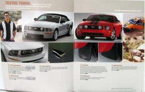 2007 Ford Mustang Accessories Sales Brochure Original