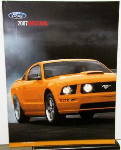 2007 Ford Mustang Shelby GT500 V6 GT CA Special Racing John Force Sales Brochure