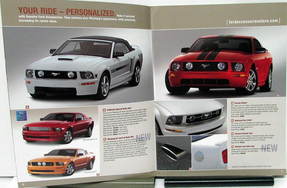 2008 mustang accessories