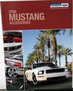 2008 Ford Mustang Accessories Sales Brochure Original