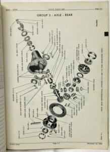 1948-1953 MOPAR Parts List for Dodge Trucks B-Series Exc Power Wagon & Route Van