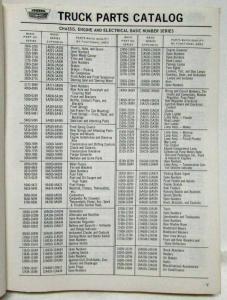 1968 Ford Truck Parts and Accessories List Catalog H-100 F-250 F-350 C-8000