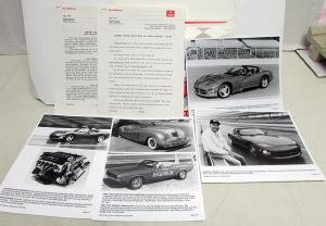 1991 Dodge Viper Indy 500 Pace Press Kit Media Release Carroll Shelby Stealth