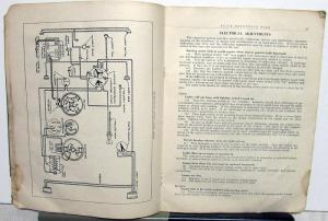 1926 Buick Standard Master Six Models Reference Book Owners Manual Original