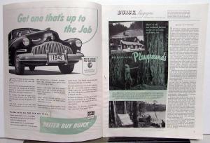 1942 Buick Magazine January Vol 7 No 10 Issue Original