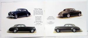 1955 1956 Rolls Royce Porfolio Brochure Silver Cloud Prestige Sales W/Envelope