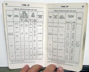 1975 AMC American Motors Gremlin Hornet Matador Service Specifications Handbook