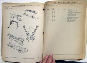 1978-1979 Dodge Motor Home Chassis Illustrated Parts Catalog M300 M400 M500 M600