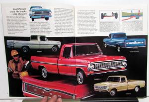 1970 Ford Pickup Truck Sales Brochure Pickup F-100 F-250 F-350 4 W/D Original