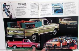 1970 Ford Pickup Truck Sales Brochure Pickup F-100 F-250 F-350 4 W/D Original