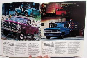 1970 Ford Pickup Truck Sales Brochure Pickup F-100 F-250 F-350 4 W/D Original