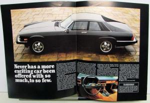 1982 Jaguar Dealer Sales Brochures Pair Folders XJ6 & XJ-S Features Specs