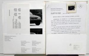 1994 Mercedes-Benz Press Kit SL-320 E-320 S-Class E-Class C-Class Sedan