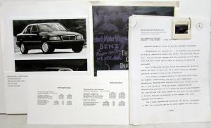 1994 Mercedes-Benz Press Kit SL-320 E-320 S-Class E-Class C-Class Sedan