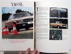 1971 Mercedes-Benz Dealer Sales Brochure 280 350 300 600 Series Features Specs