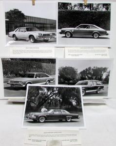 1978 Buick Park Avenue Century LeSabre Press Kit Photos Releases Original