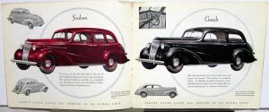 1937 Chevrolet Dealer Sales Brochure Master De Luxe Original