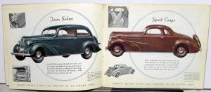 1937 Chevrolet Dealer Sales Brochure Master De Luxe Original