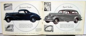 1937 Chevrolet Dealer Sales Brochure Master De Luxe Original