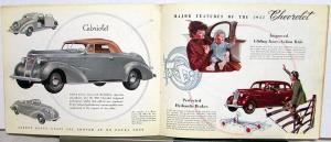 1937 Chevrolet Dealer Sales Brochure Master De Luxe Original