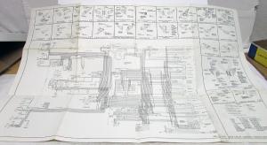 1964 Cadillac Dealer Chassis Wiring Circuit Diagram Poster Service Department