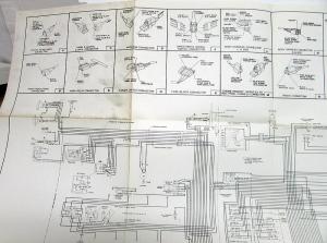 1964 Cadillac Dealer Chassis Wiring Circuit Diagram Poster Service Department