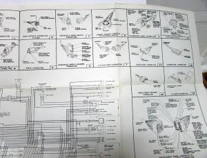 1964 Cadillac Dealer Chassis Wiring Circuit Diagram Poster Service Department