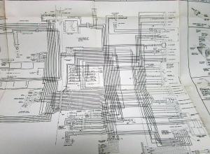 1964 Cadillac Dealer Chassis Wiring Circuit Diagram Poster Service Department