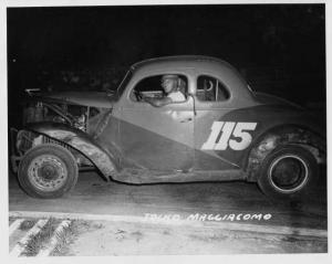 Chauncey Jocko Maggiacomo - #115 - Vintage Stock Car Racing Photo 0025