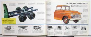 1957 Chevrolet Truck Sale Brochure ORIGINAL Cameo Sedan Delivery Suburban Pickup