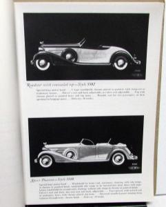 1933 Cadillac V 16 Fleetwood Dealer Prestige Sales Brochure Reproduction