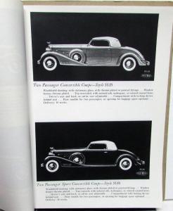 1933 Cadillac V 16 Fleetwood Dealer Prestige Sales Brochure Reproduction