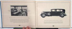 1932 Buick Eight Series 90 80 60 Dealer Sales Brochure Reproduction